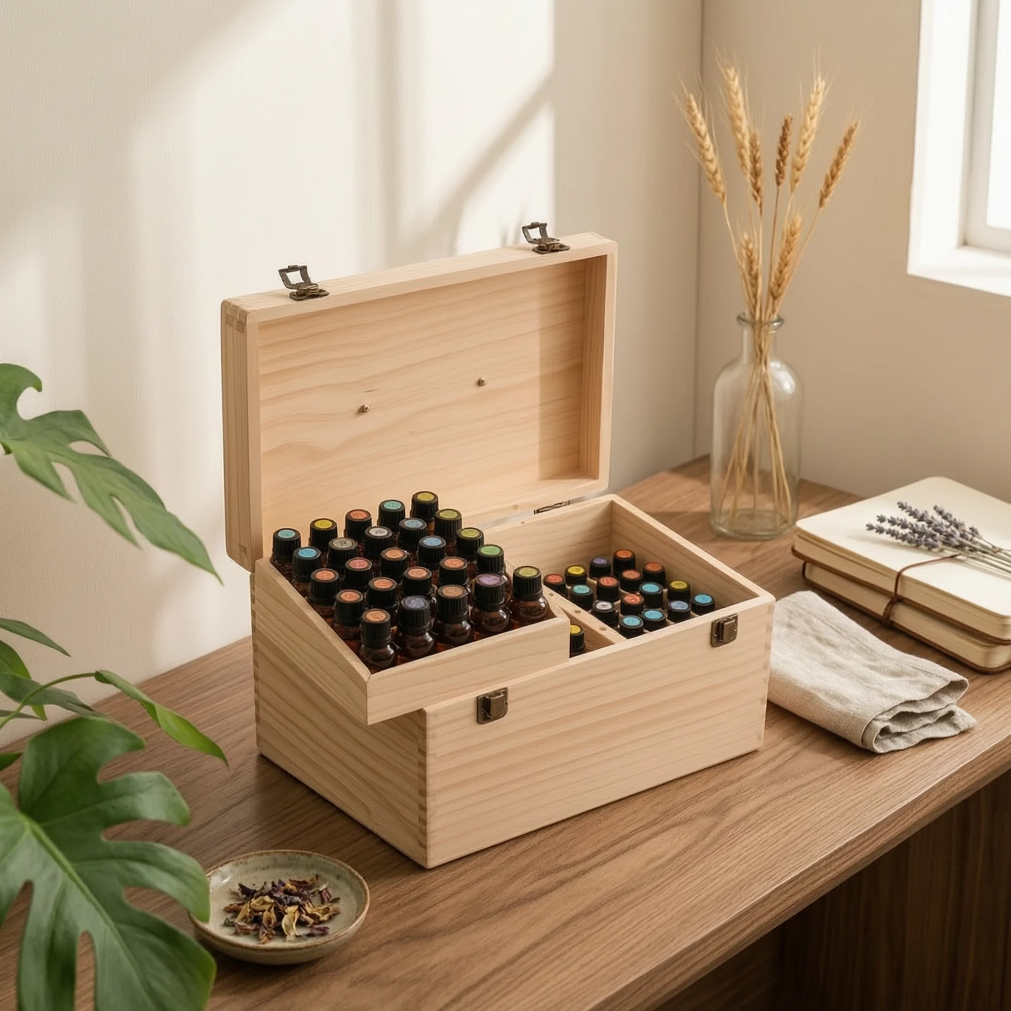 essential-oil-organizer-with-dividers-wooden-essential-oil-storage-box-bottle-holder-rectangular-simple