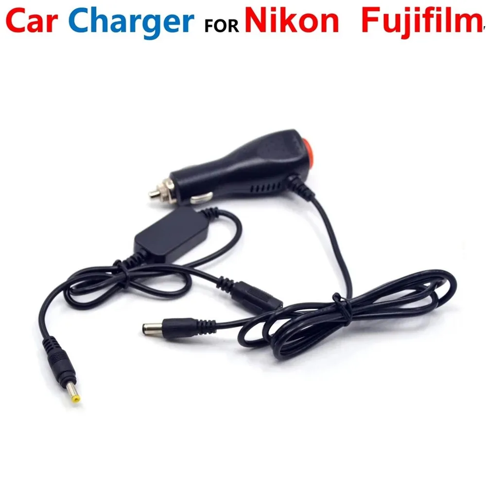 

12V-24V Car Charger Adapter For NIKON Fujifilm EP-5A EP-5B EP-5F CP-W126 EN-EL14 EN-EL15 EN-EL21 EN-EL24 NP-W126 Fake Battery