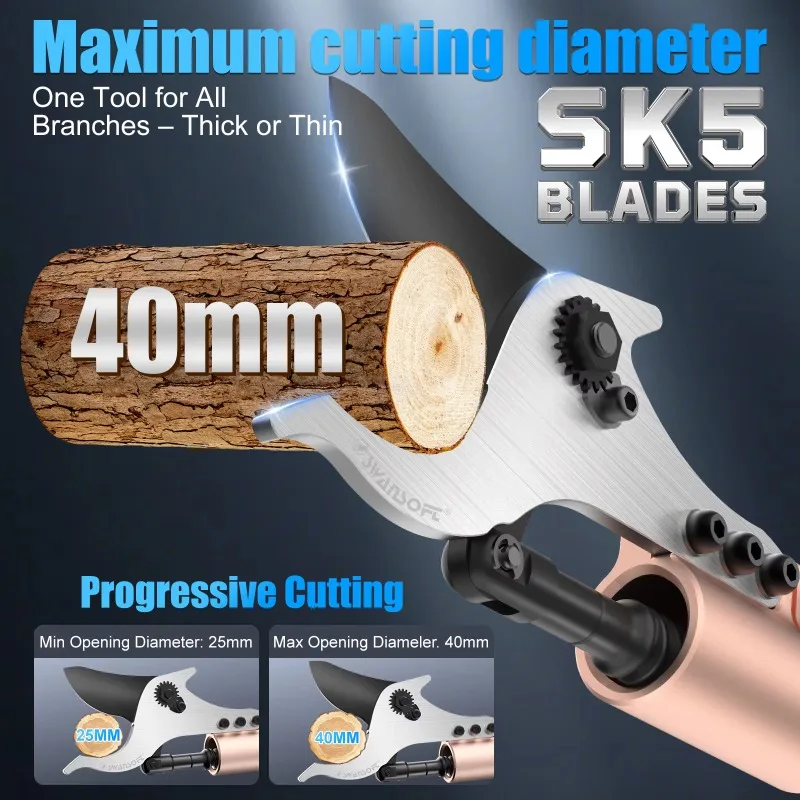 0.9m -1.5m Best Quality Electric Pole Pruner (super Light and Long Extension Pruner Work 8 -10 Hour a Day)