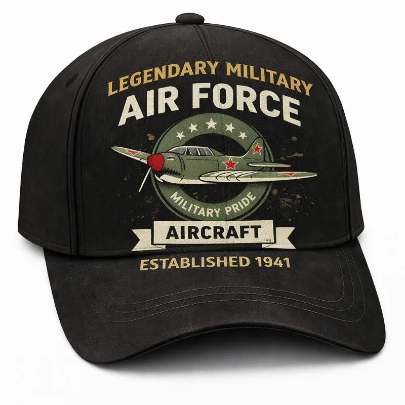Iconic Air Force Aircraft Cap Suitable for Collectors & Aviation Enthusiasts - Vintage 1941 Historical, Authentic Headwear Keeps