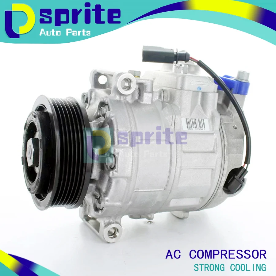 Compresor de aire acondicionado para Volkswagen Transporter T5 Multivan Amarok 7E0820803H 7E0820803 7E0820803F 7E0820803J 7E0820803A 7E0260803G