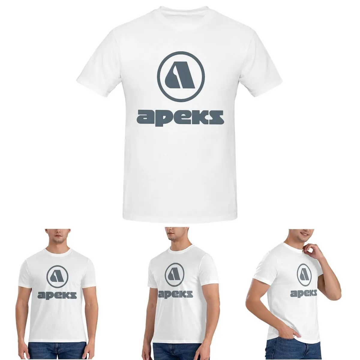 

Мужская футболка с аквалангом Apeks, хлопковые футболки большого размера, мужские футболки с коротким круглым вырезом, летняя одежда, топы S-6XL