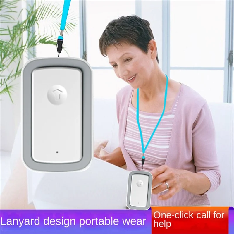 زر الاتصال اليومي بيجر أجراس الباب اللاسلكية النداء اللاسلكي 5 والعتاد 300 متر ل/كبار السن/المرض/المعاقين/المرأة الحامل دائم الولايات المتحدة P