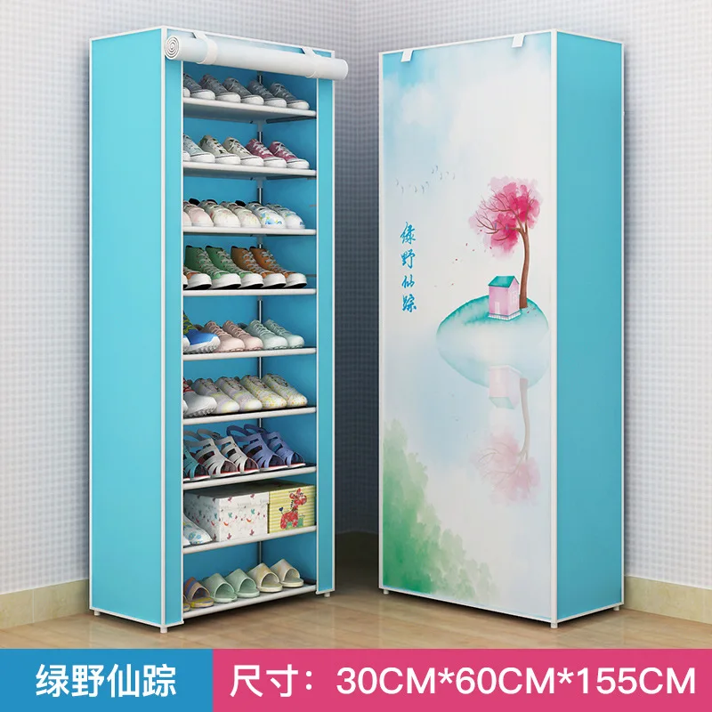 Buy one get one free Shoe Rack Dust-proof Storage Shoe Cabinet Home Shoe Stand Dormitory Simple Storage Shelf Organizer Holder