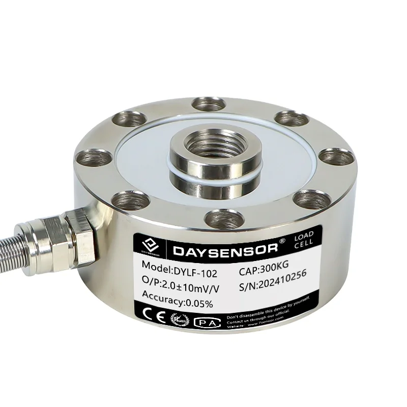 

500T factory Electronic belt scales Large range Heavy Duty Tension pull pressure force measurement pancake compression load cell