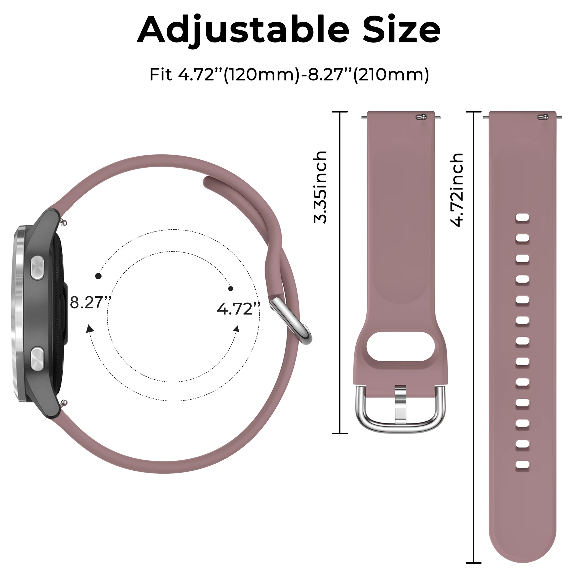 18 مللي متر لينة سيليكون حزام لهواوي Gt4 41 مللي متر الفرقة الرياضة تشغيل سوار لهواوي Gt4 41 مللي متر حزام الساعات اكسسوارات