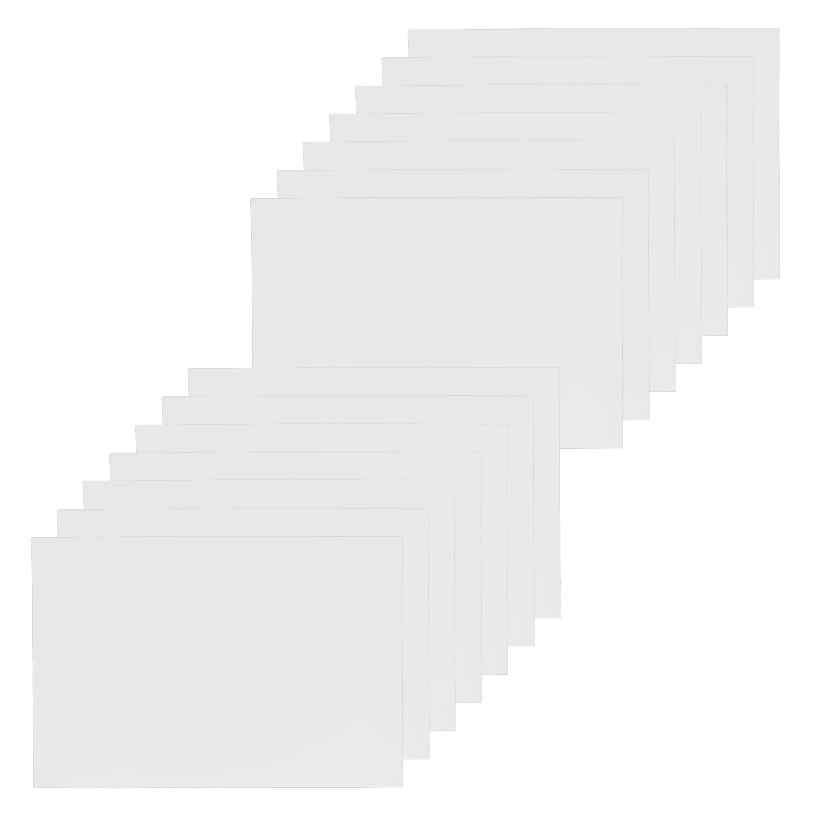 

100Pcs Clear Matte Plastic Cover Transparent Binder Protector Flexible Notebook Sheet Music Document Sleeve Organizer for School