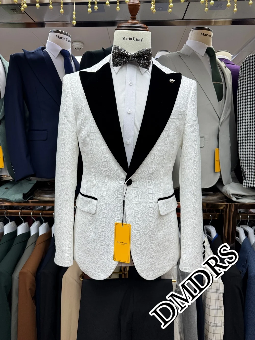 

Classic Jacquard Single - Breasted Men's 3PCS 2025 Elegant Jacket Vest Suit Casual Party Prom Wedding Set for Wedding Groom