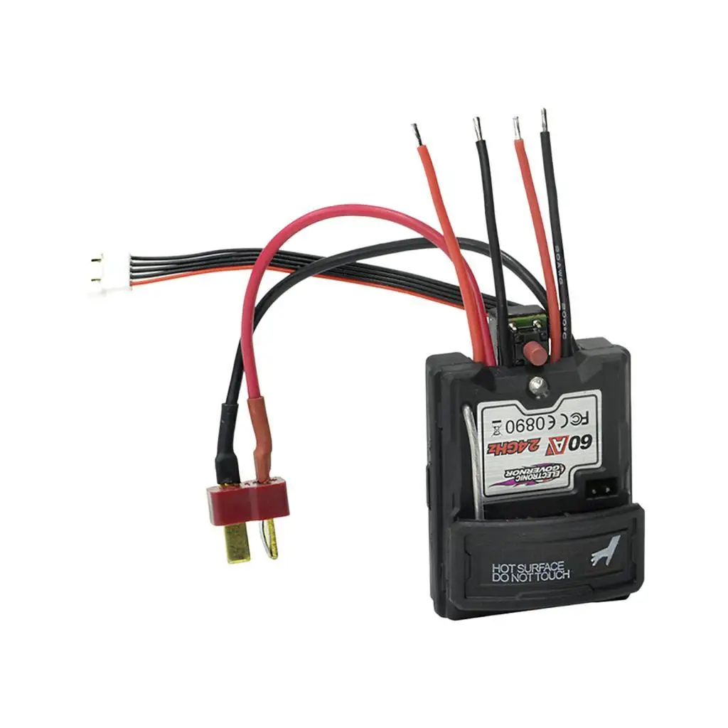 

Запасные части для радиоуправляемых машин: Водонепроницаемый ESC 60A для высокоскоростных радиоуправляемых грузовиков 4x4 масштаба 1/10, электрических моделей и детских игрушек