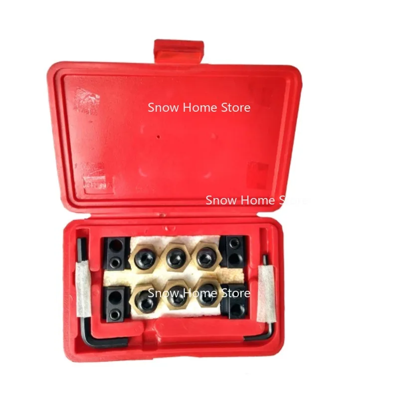 1Set 5/8 Inch T-slot Eccentric Clamp Assembly, CNC Milling Workbench Copper Fastening Stud