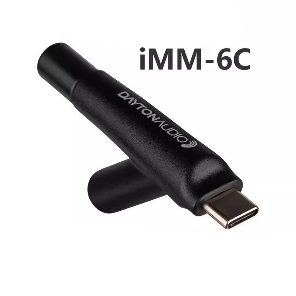 

Dayton Audio IMM-6C IDevice USB-C Calibrated Microphone