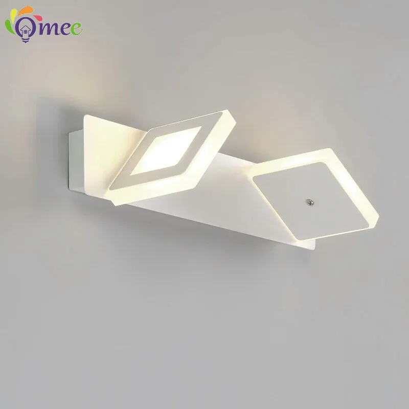 Modern Simplicity Mirror LED Wall Lamp Moisture Proof Anti-fog Fixture Indoor Bathroom Mirror Lights Bedroom Acrylic wall sconce