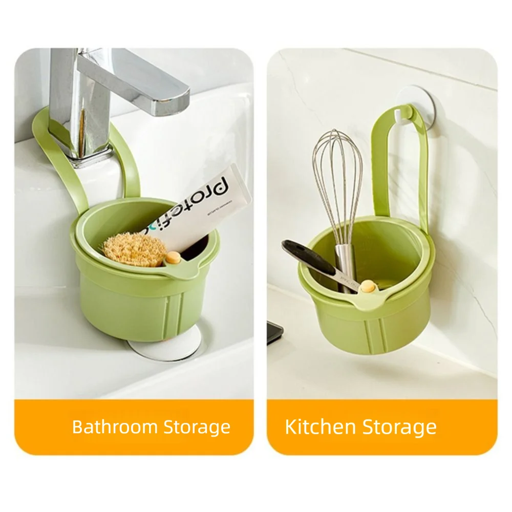 Cestello per filtro sospeso per lavello creativo, coperchio inferiore apribile staccabile, filtro per rifiuti da cucina, facile da pulire, multifunzionale