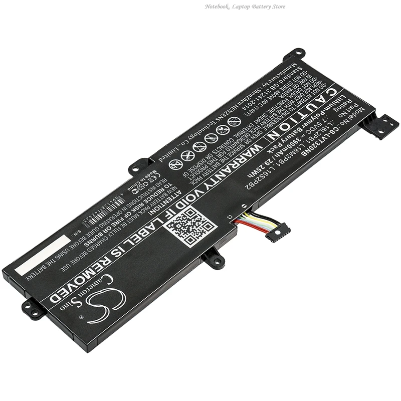 7.5V 3900mAh Laptop Battery L16L2PB1 L16M2PB1 L16S2PB2 L16C2PB2 L16L2PB2 L16L2PB3 L16M2PB3 L16C2PB1 L16S2PB1 L16M2PB2 for Lenovo