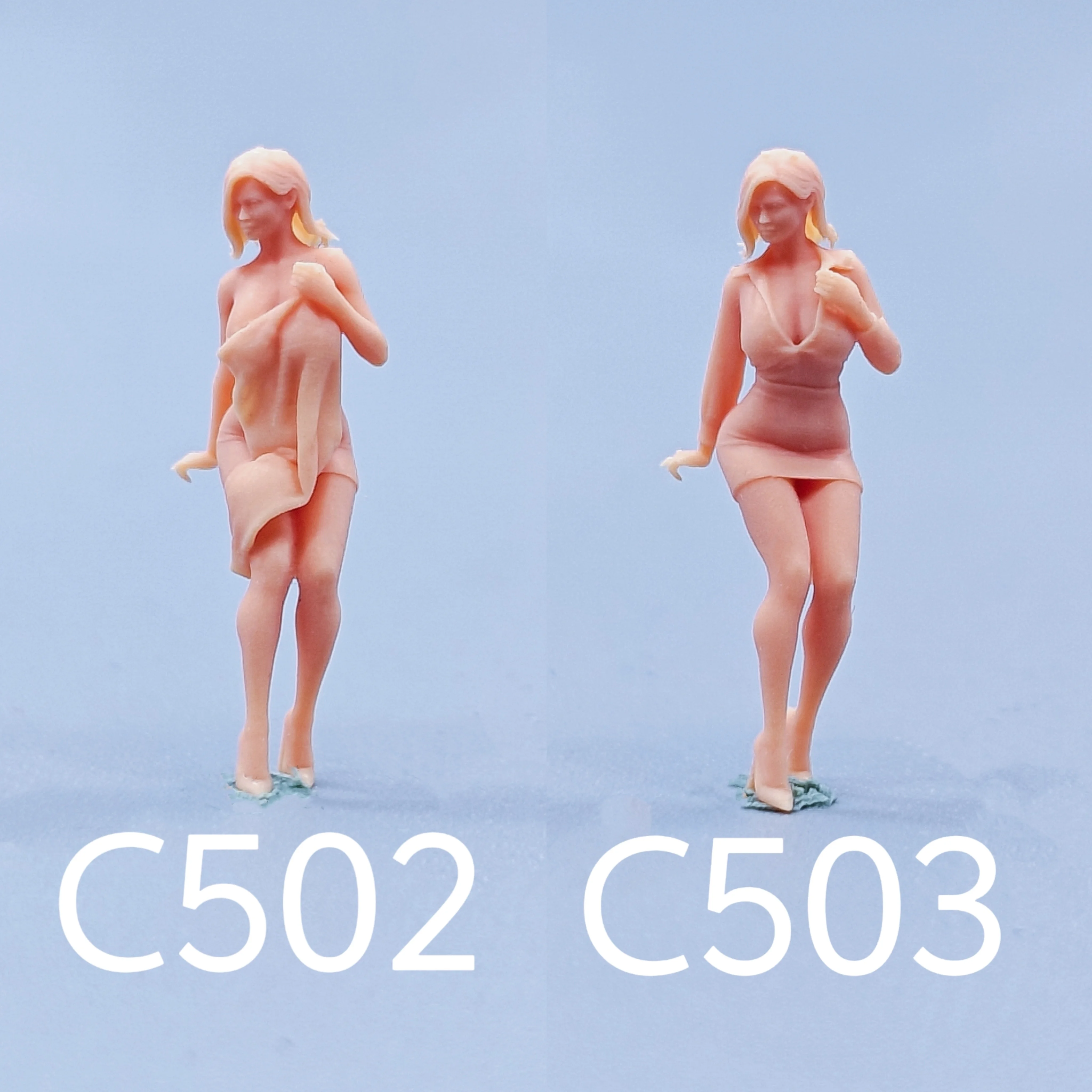 Maßstab 1:64 Figuren Modell Harz Louise Ryan ungefärbte Miniaturen Diorama handbemalt C502 C503