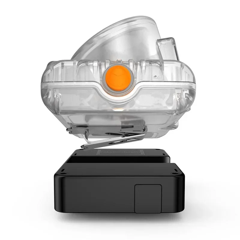 

6,6 Ач, 15000 люкс, светодиодная шахтерская лампа, индуктивная зарядка, беспроводная крышка, шахтный свет