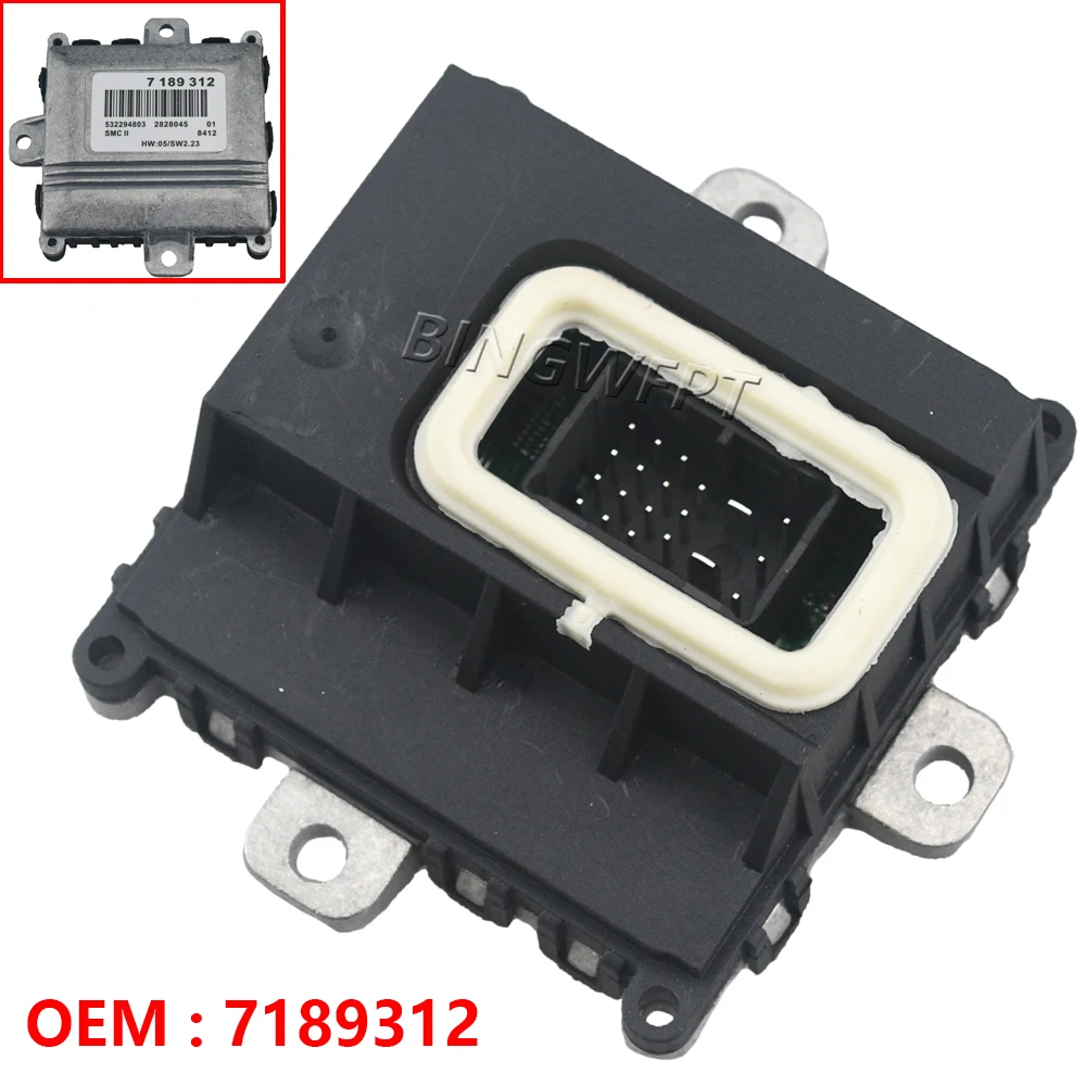 

NEW Headlight Adaptive Drive Control Unit Module 7189312 For BMW 3 5 7 E60 E61 E65 E66 E67 E90 Xenon Ballast Model 63127189312