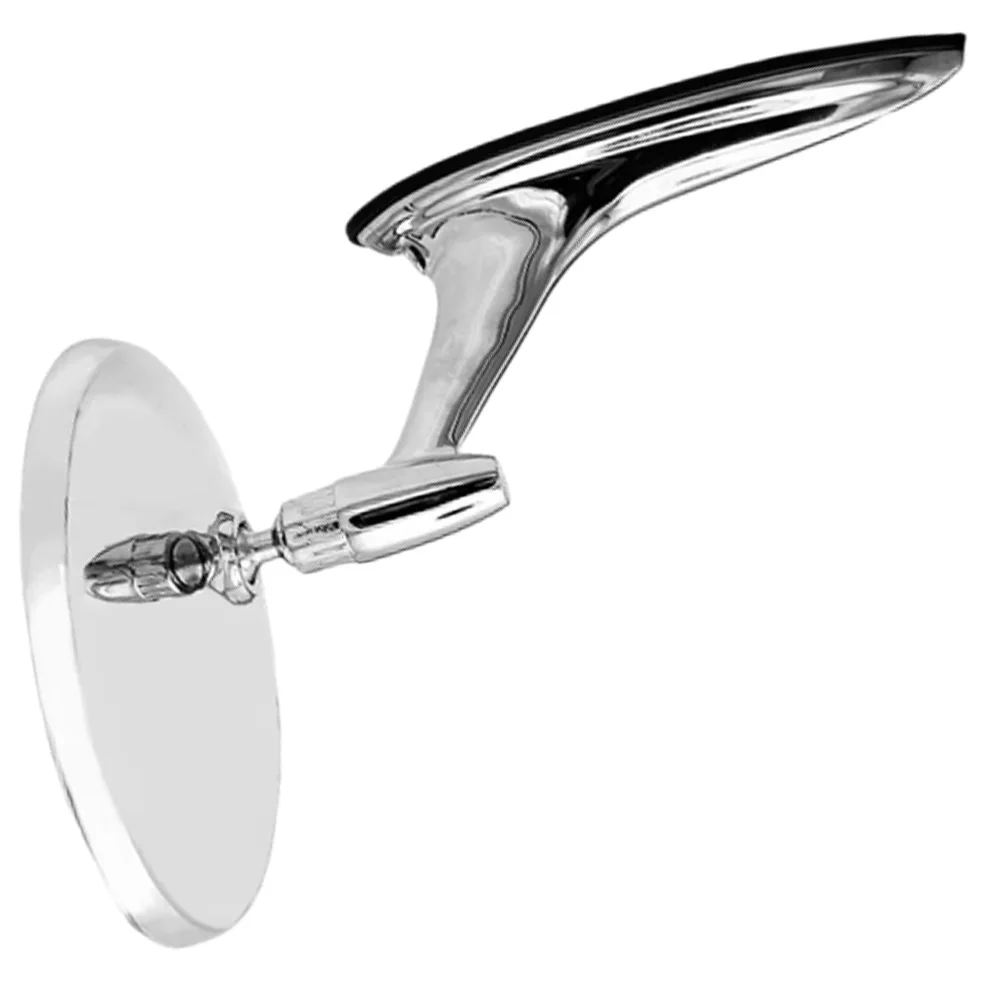Car Door Side Mirrors for Chevrolet Impala Corvair Chevy II Biscayne Chevelle Nova Chrome Circular Rearview Convex Mirror view 5
