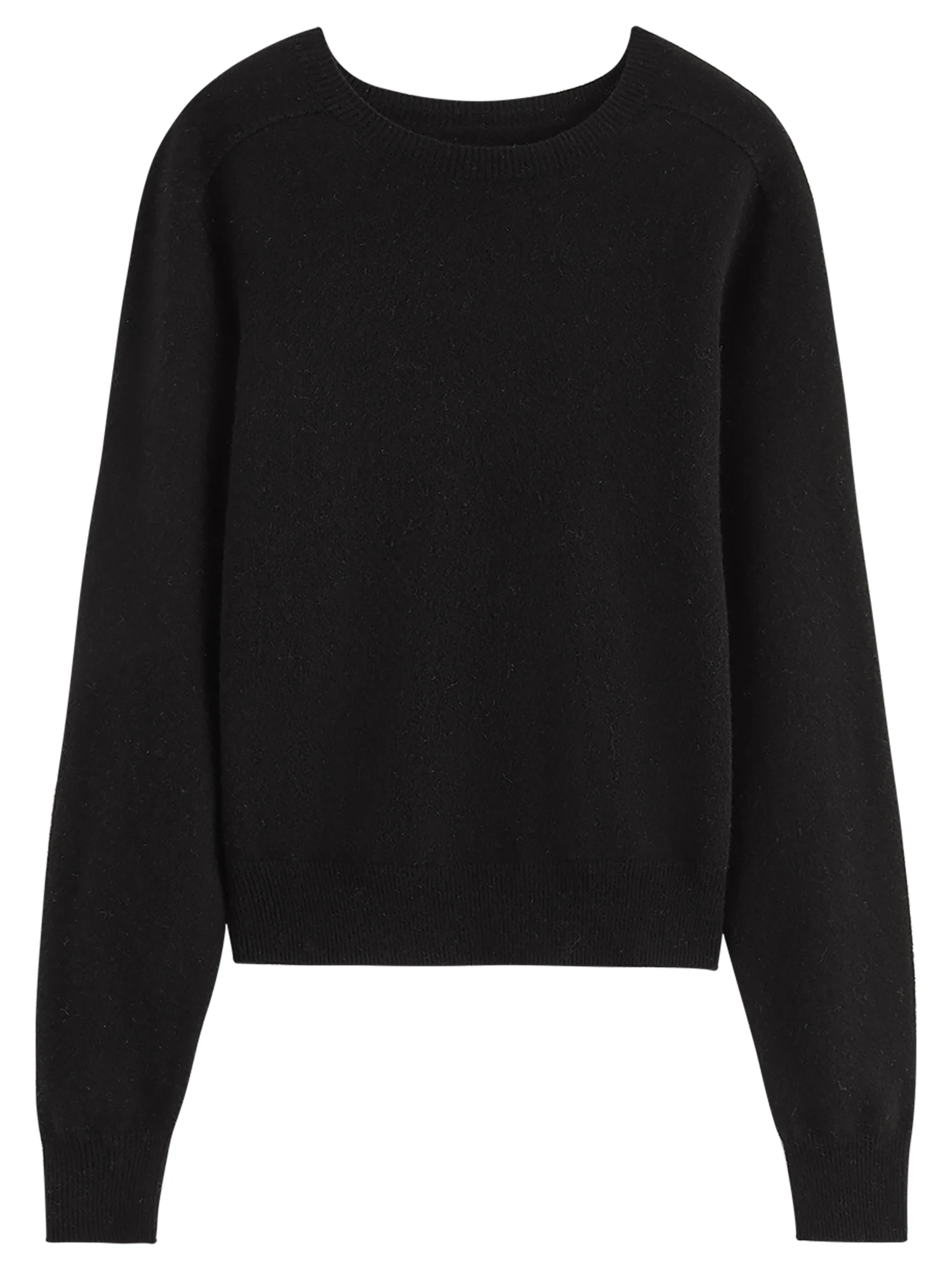 FSLE Damen 100% Wollpullover mit Rundhalsausschnitt 2026 Winter Neuheit Weicher Warmer Strickpullover Basic Vielseitiges Freizeit-Oberteil – Detail 3