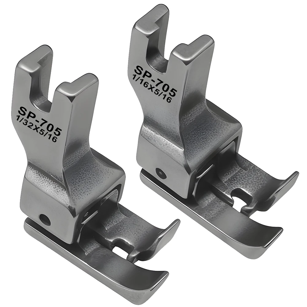 SP-705 High And Low Left Compensated Folder Presser Foot Binder Auxiliary Foot For Industrial Sewing Machine Accessories