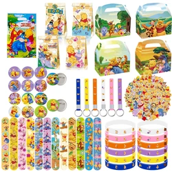 Winnie the Pooh Party Favors Gift Bag Fillers Slap Bracelets Stickers Goody Bag Pinata Fillers Winnie Party Decorations