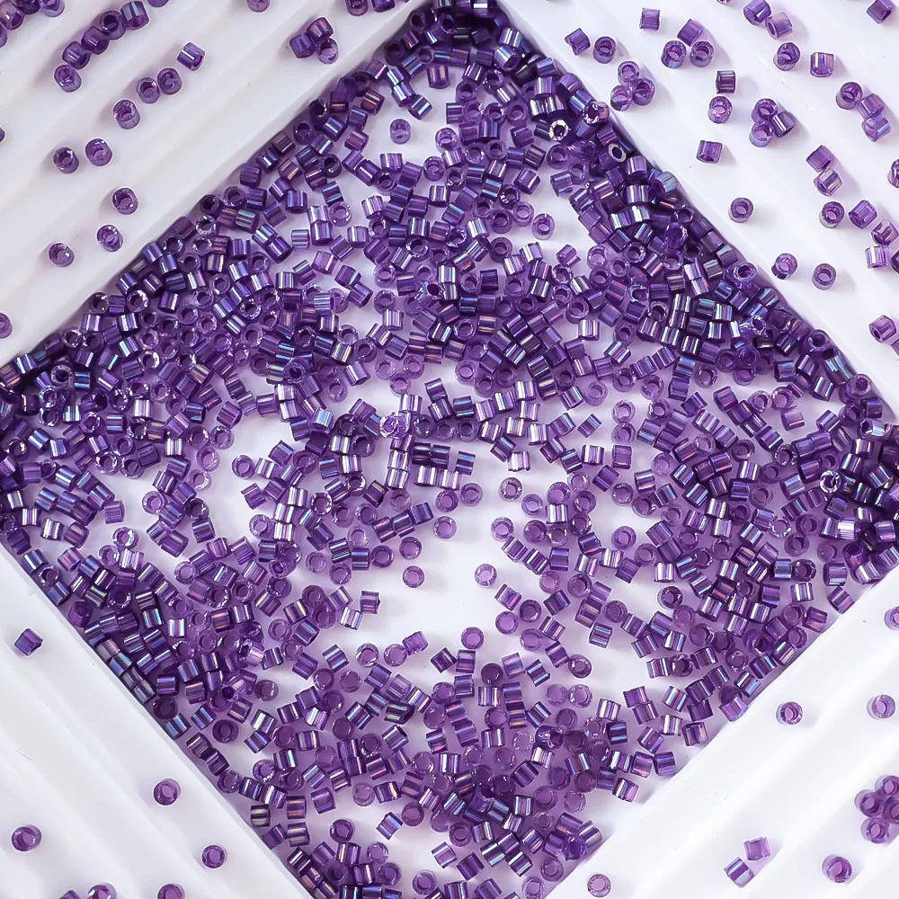 Aus Japan importierte Miyuki Delica Rocaillesperlen in verschiedenen Farben, zum Herstellen von Schmuck und anderen DIY-Bastelarbeiten. – Detail 20