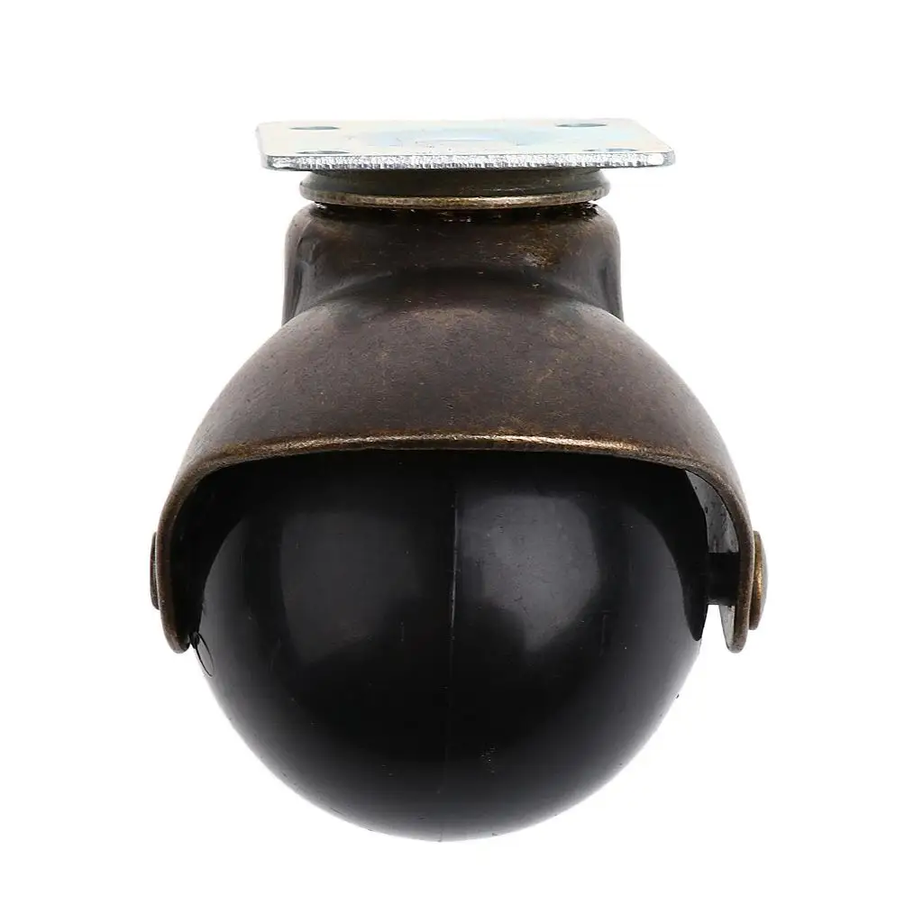 2'' Swivel Ball Caster PP Wheels With Brake Lock Screw-in Universal