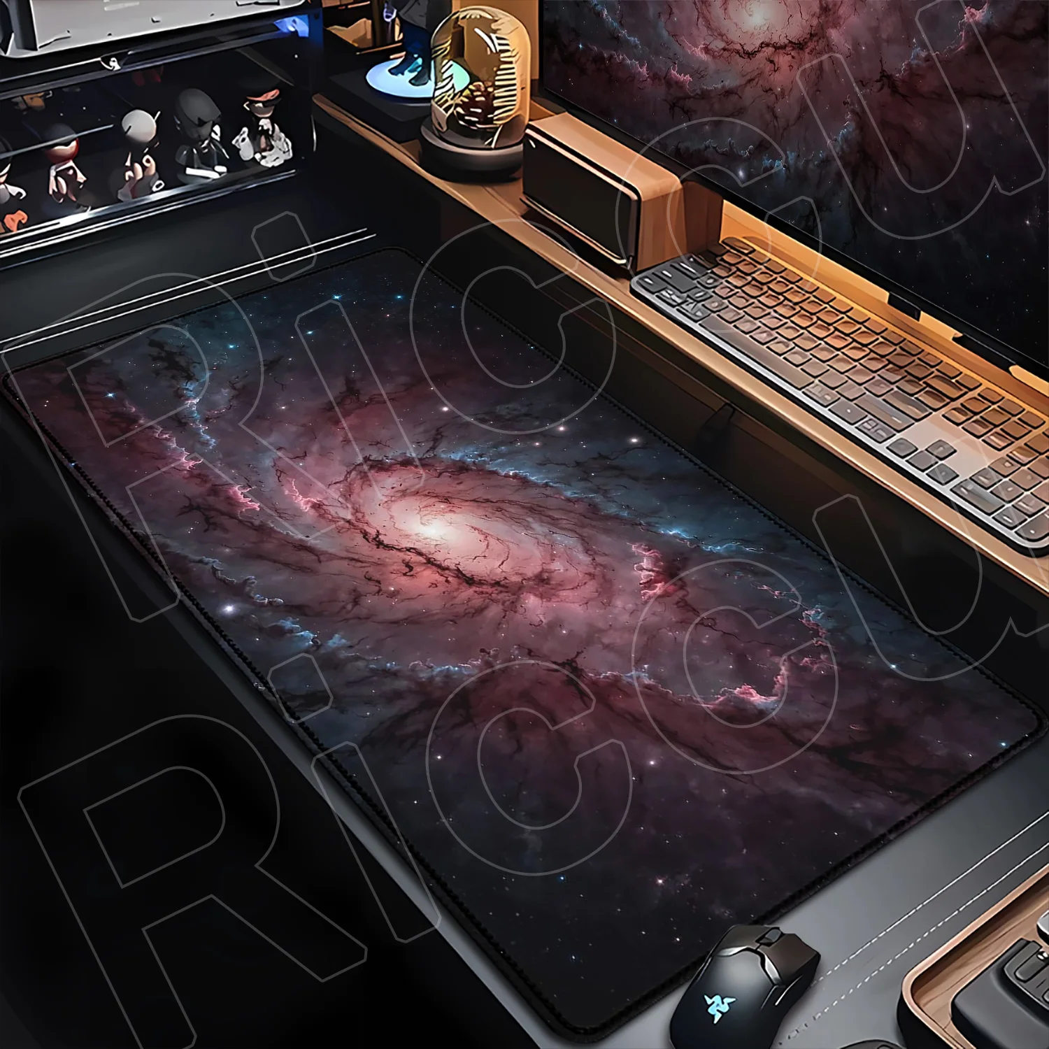 Large Mousepad Rubber Non-Slip Carpet Xxl PC Mouse Mats Cosmic Space Starry Sky Mouse Pads Gamer Custom HD Table Pad Accessories