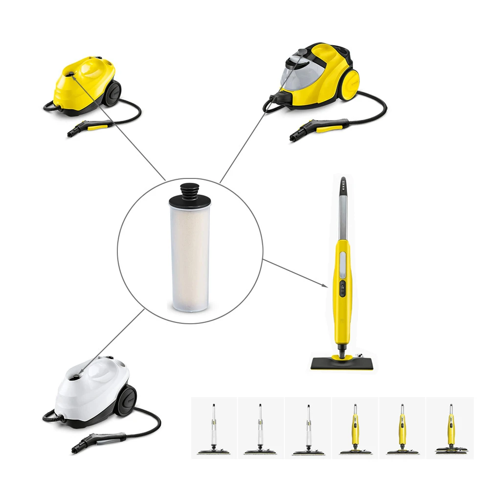 البخار نظافة تنقية المياه إزالة الترسبات خرطوشة ل Karcher SC2 SC3 المياه النظيفة إزالة الترسبات تصفية قسط تستقيم 1 قطعة