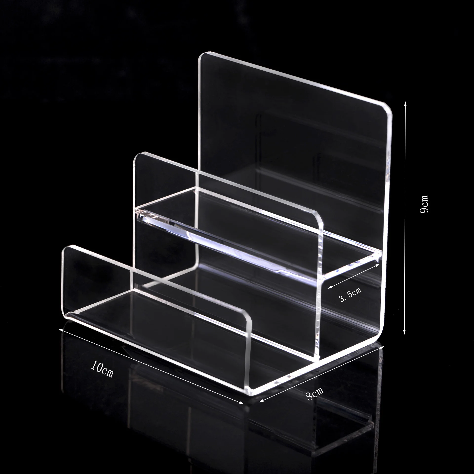 Acryl portemonnee displaystandaard portemonnee handtas organisator, doorzichtige sieraden Riser displaystandaard portemonnee displayrek voor cosmetisch parfum