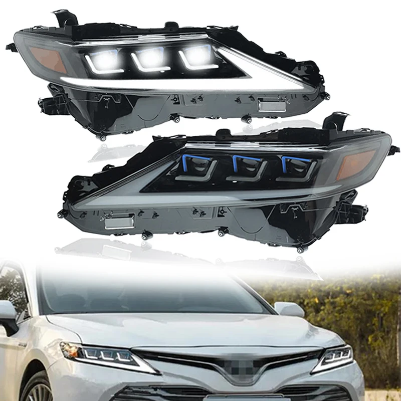 LED Headlights for Toyota  Camry 2018-2023 Models Sequential Turn Signal Easy Plug Play