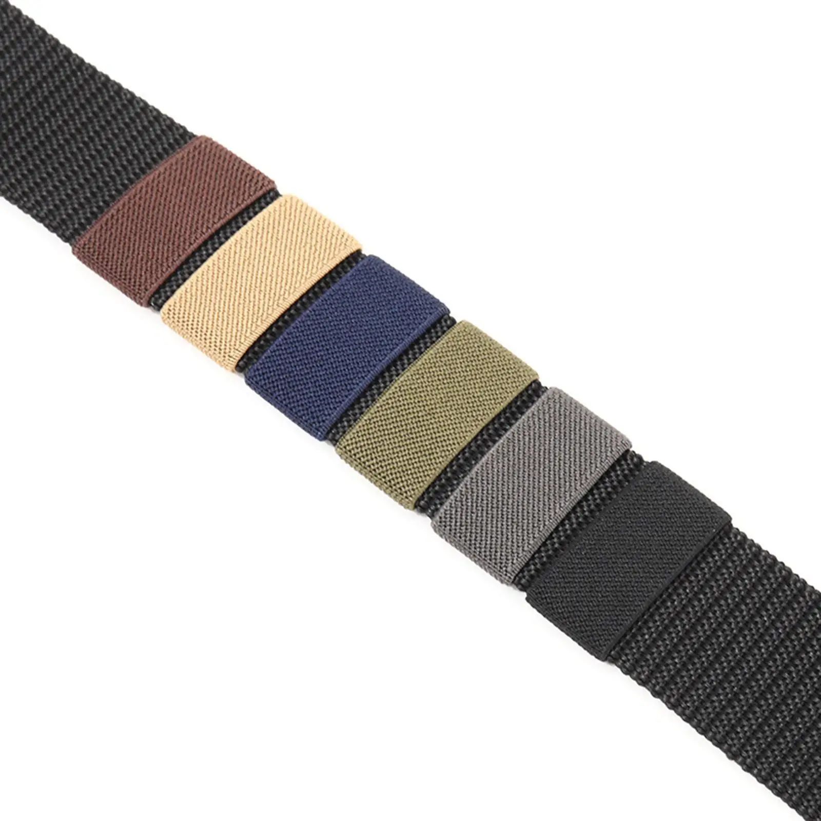 Nylon Elastic Belt Loops Strap Retainer Keeper Rings Webbing Organizer for Belt Bag Backpack Harness and Pouch
