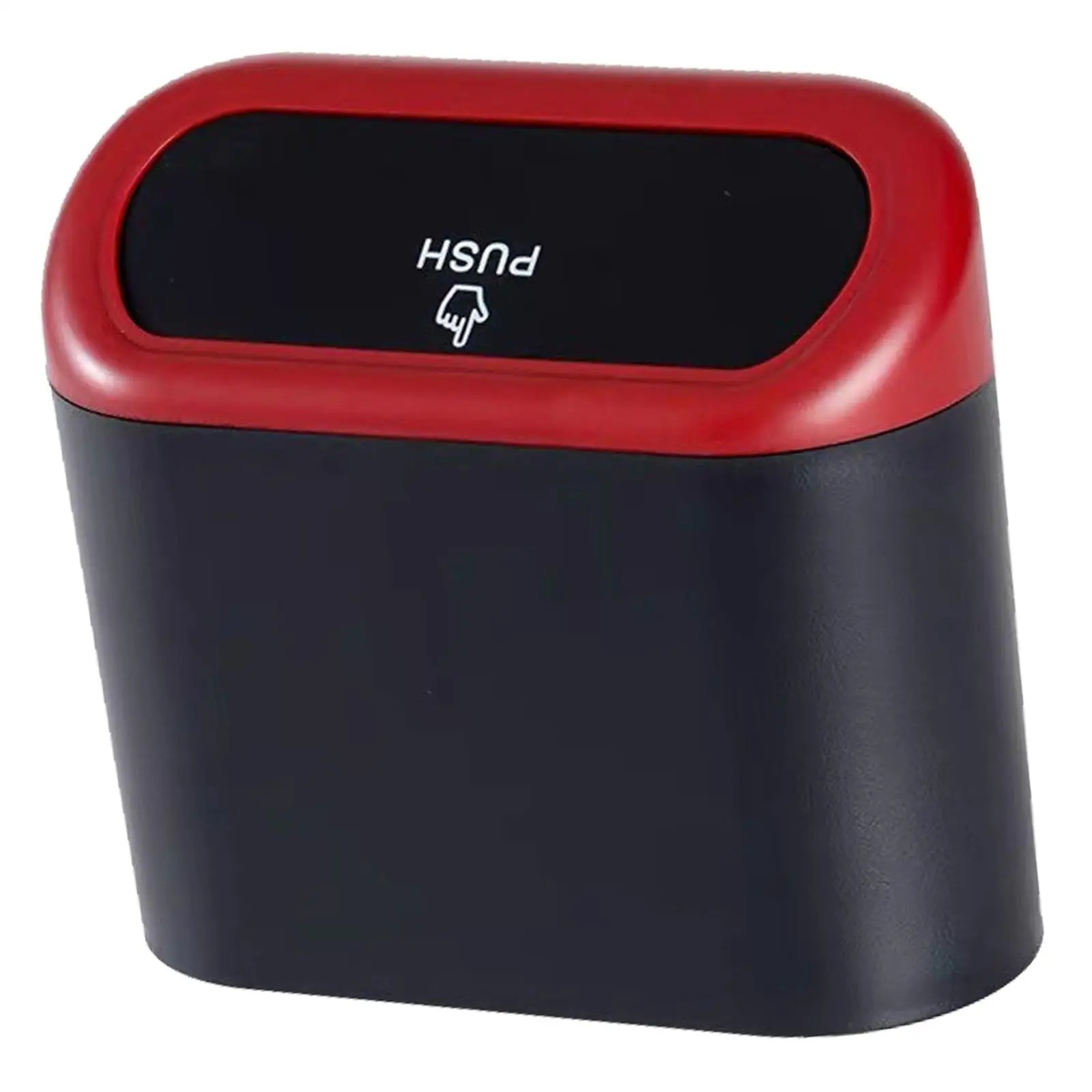 Car Trash Can with Lid Plastic Detachable for Office Long Journey Car