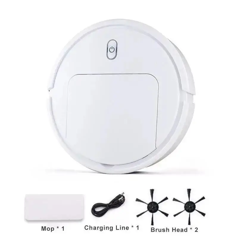 Ultra-Thin Smart Vacuum Cleaner 3-in-1 Automatic Wireless Sweeping Wet and Dry Cleaning Machine Mopping Robot for Home