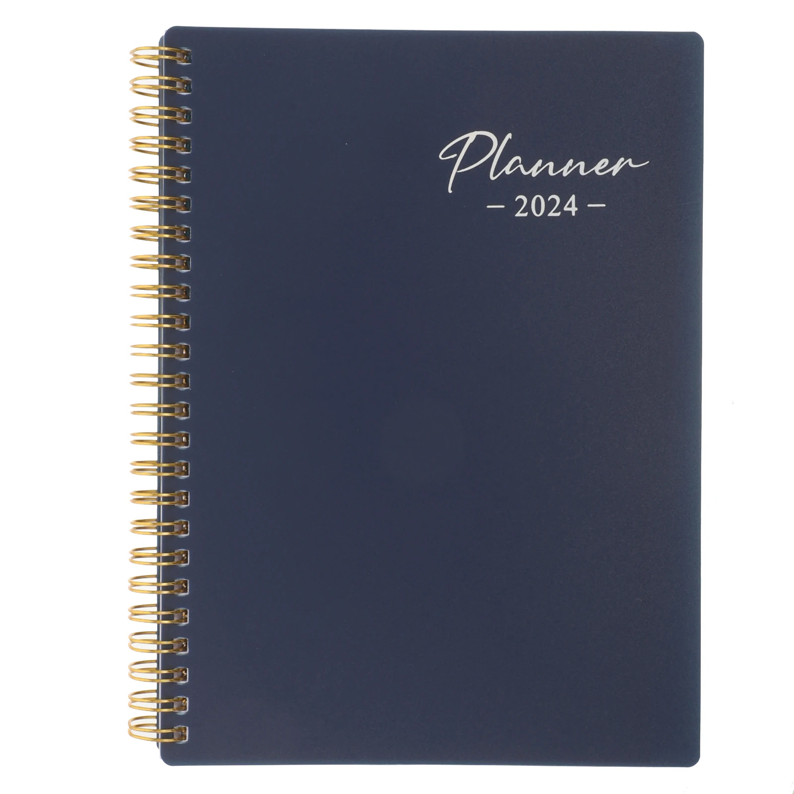 

PP Cover Notepad Book Monthly Planner Portable Teacher Notebook Metal Work Schedule