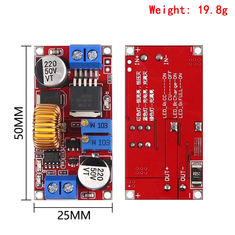 %XL4015 5A DC toDC CC CV Lithium Battery Step down Charging Board Led Power Converter Lithium Charger Step Down Module XL4015 E1
