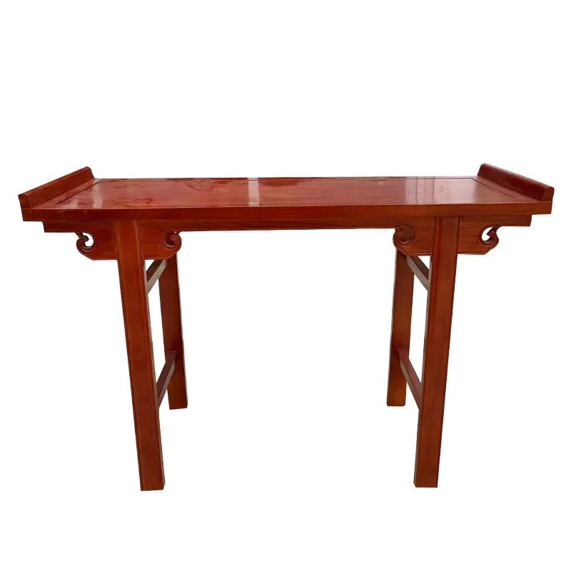 

Offering table, incense table, household, Buddhist platform, solid wood, strip table, new Chinese style, entrance