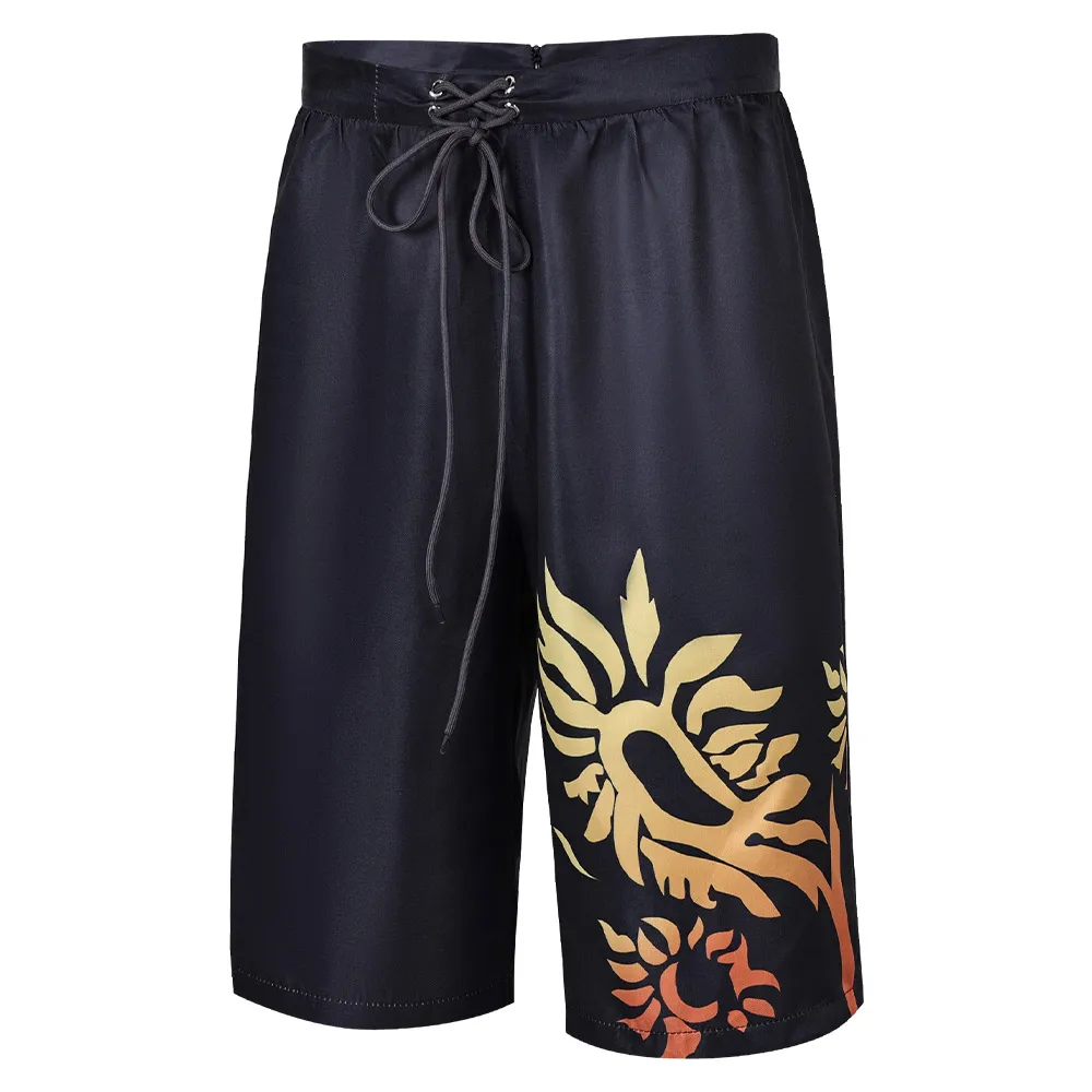 Final Fantasy 7 Zack Fantasia Cosplay para homens adultos disfarce Fantasia, shorts de praia casual, roupas Halloween, terno carnaval, verão