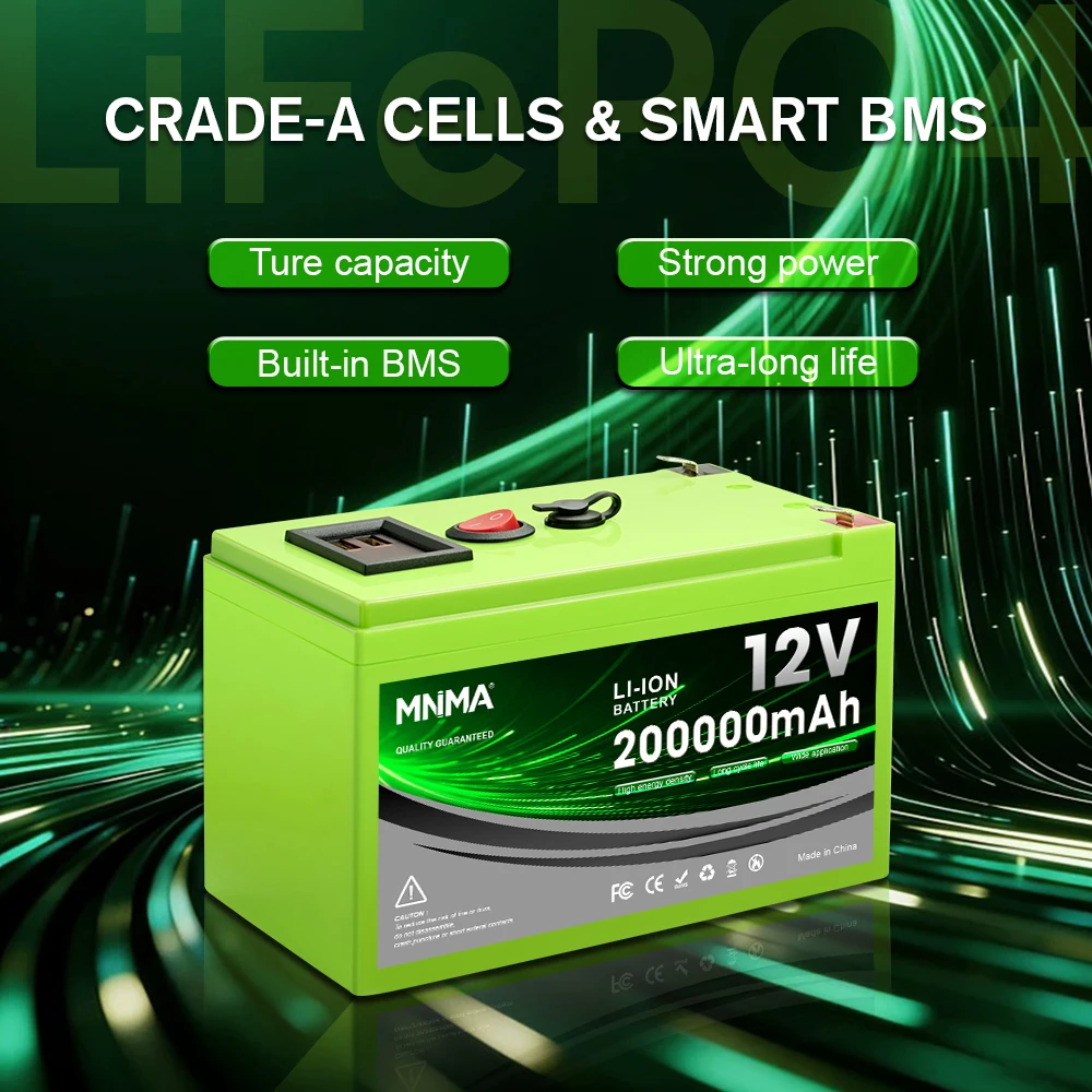 12V100Ah Built-in BMS lithium- - Outdoor Camping Tv ulasan dan harga