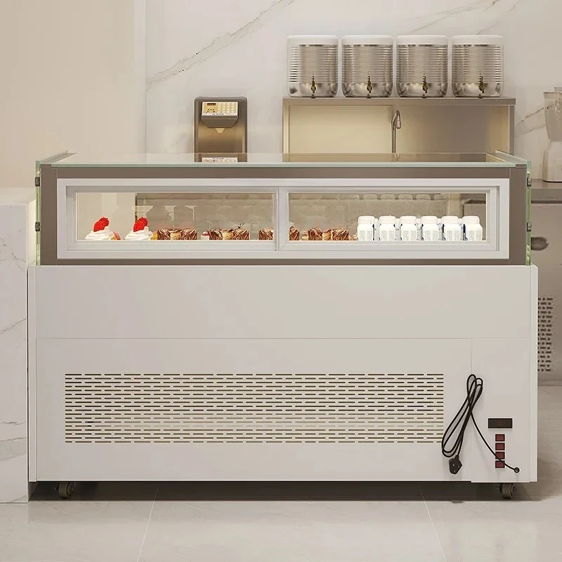 A single layer right angle cake refrigerated display cabinet mousse dessert west point fresh candied gourd cabinet boundless
