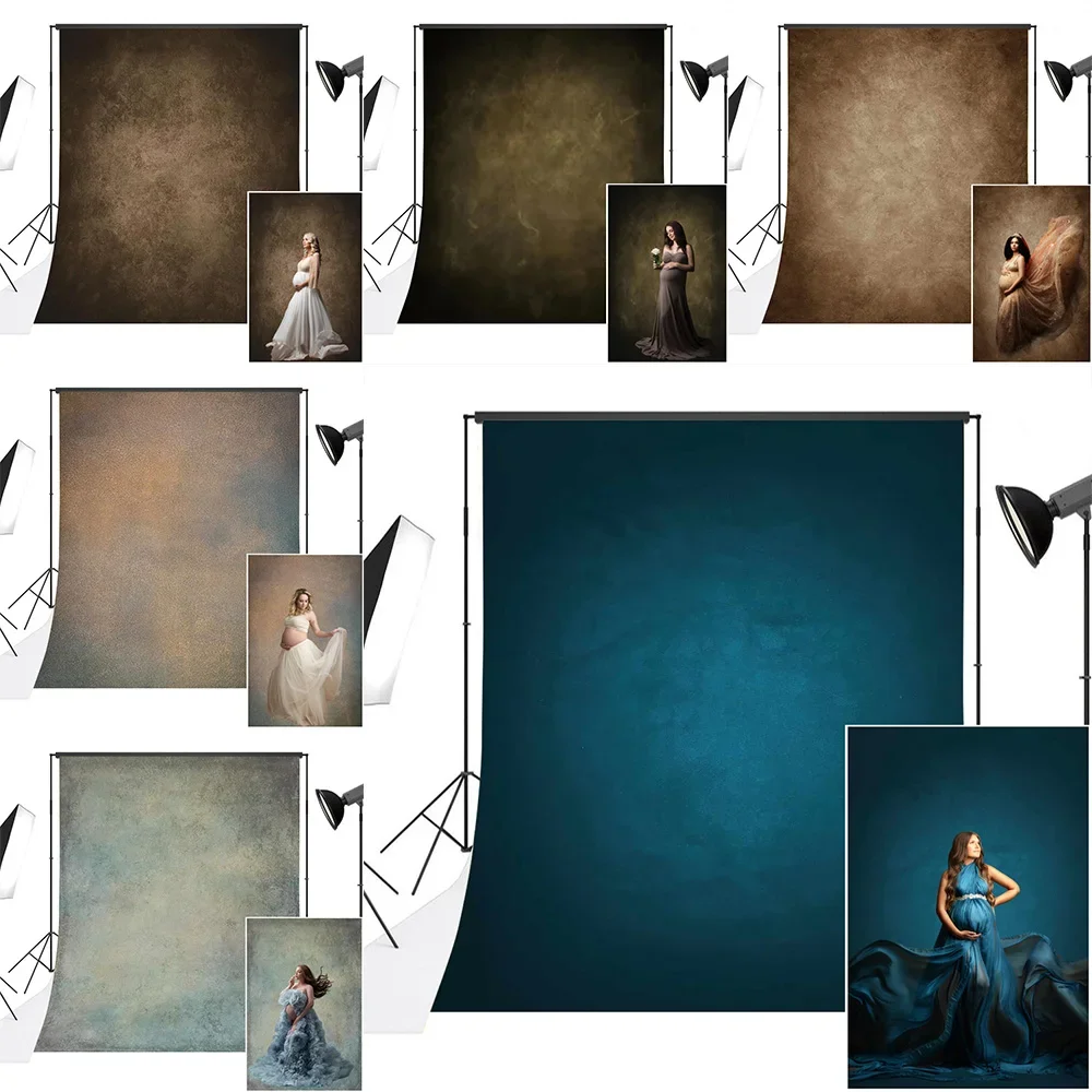 VIKAMA Brown Gradient Abstract Texture Background Photography For Pregnant And Newborn Art Portraits, Baby Shower Photos