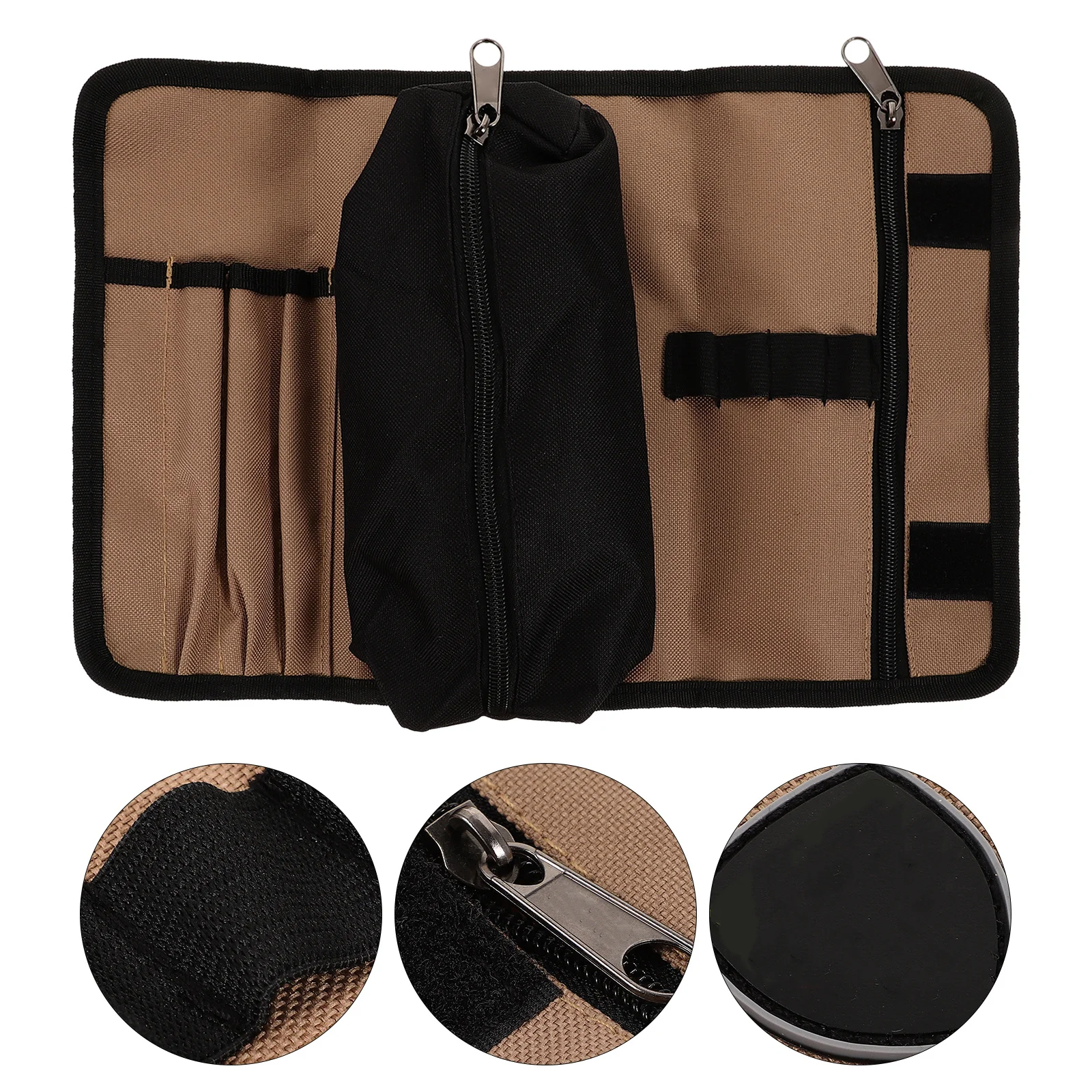 

600D Oxford Cloth Hand Bag Holder Compact Zipper Utility Portable Tool ganizer Large Capacity Small Pouch Durable Elastic Straps