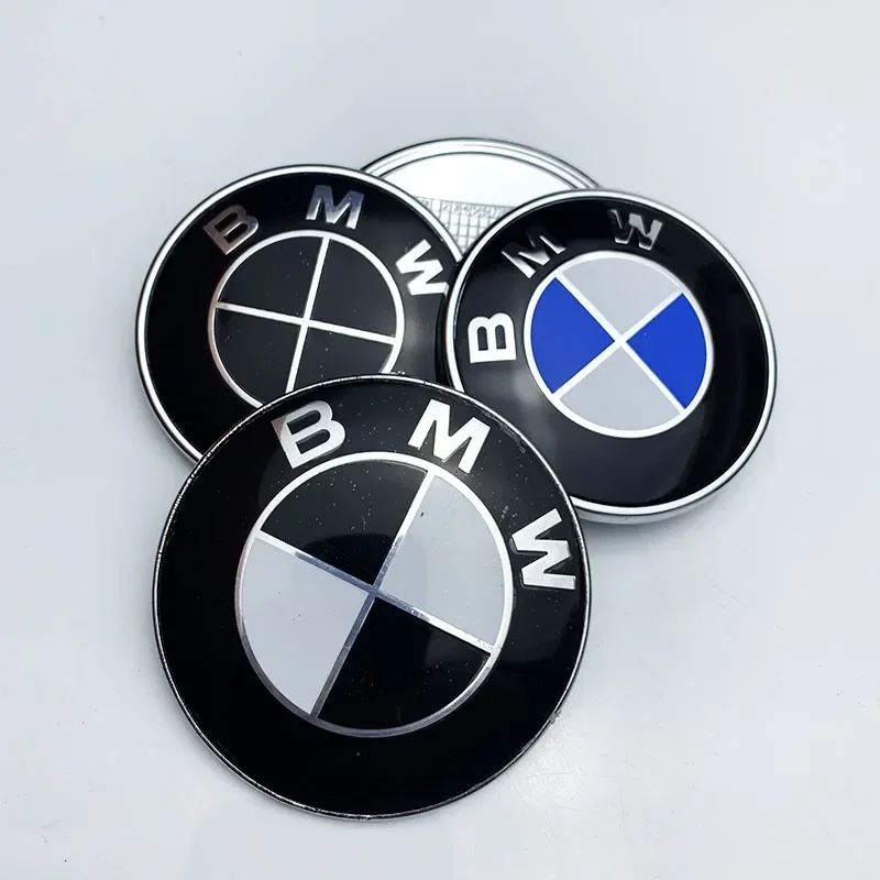 1PC Sticker Emblem  82mm 74mm Hood Front Rear Trunk Logo for Bmw E36 F20 E91 E53 E46 E39 E38 E90 E60 X3 X5 51148132375