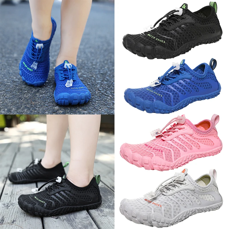 

New Pupil Summer Camp Aqua Shoes Barefoot Quick-Dry Diving Wading Shoes KID Beach Swimming Shoes 29-38#