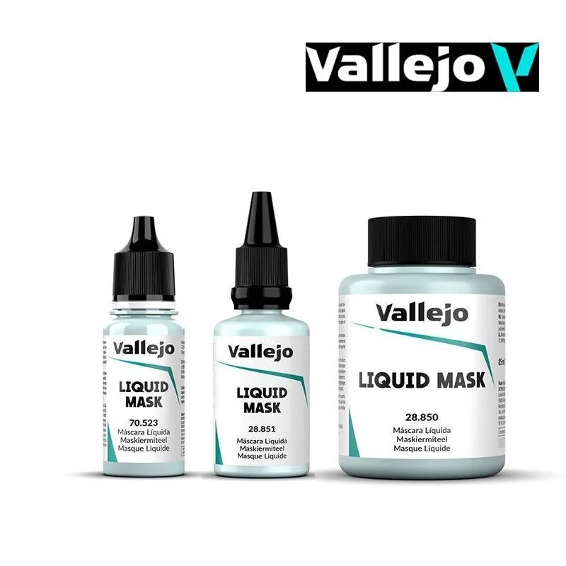 Vallejo Liquid Mask Masking Fluid Hobby Model Paint Barrier Liquid Miniature Figure Wargame Model Airbrush Painting Accessory