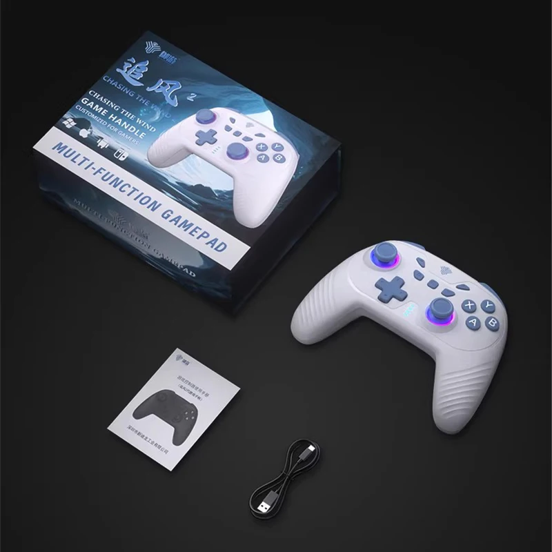 

Yuyou Game Controller Wireless Bluetooth Tri-Mode Gamepad Pc Steam Switch Hall Joystick For Genshin Impact Apex Wuthering Waves