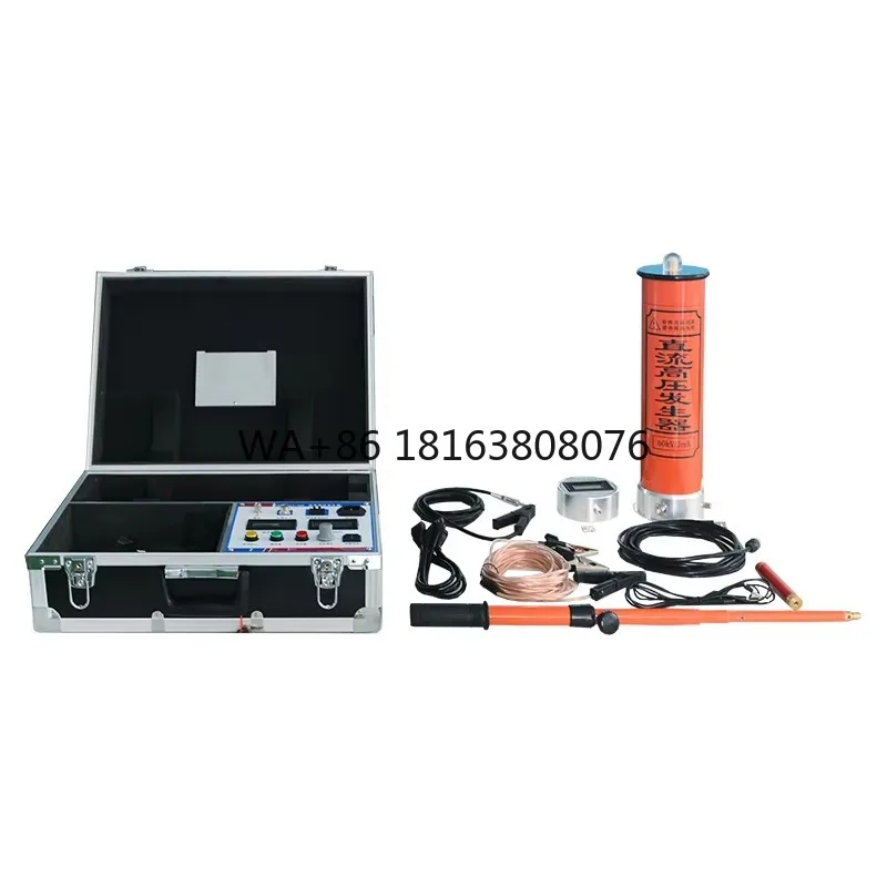 ZGF 60kV2mA DC High Voltage Tester New Electronic LCD Display DC High Tester for Work Equipment Machine Measurement 220V 1-Year