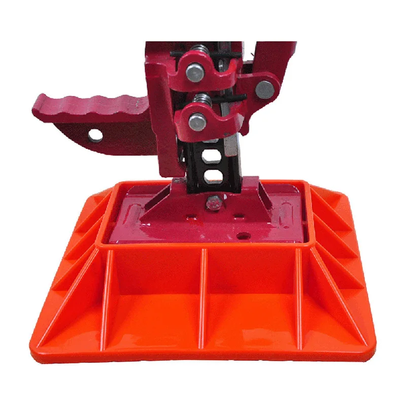 ABS Red Modified Reinforced Nylon Jack Off-Road Base Lifting Jack Surface Pad to Alleviate Jack Hoisting Sinkage