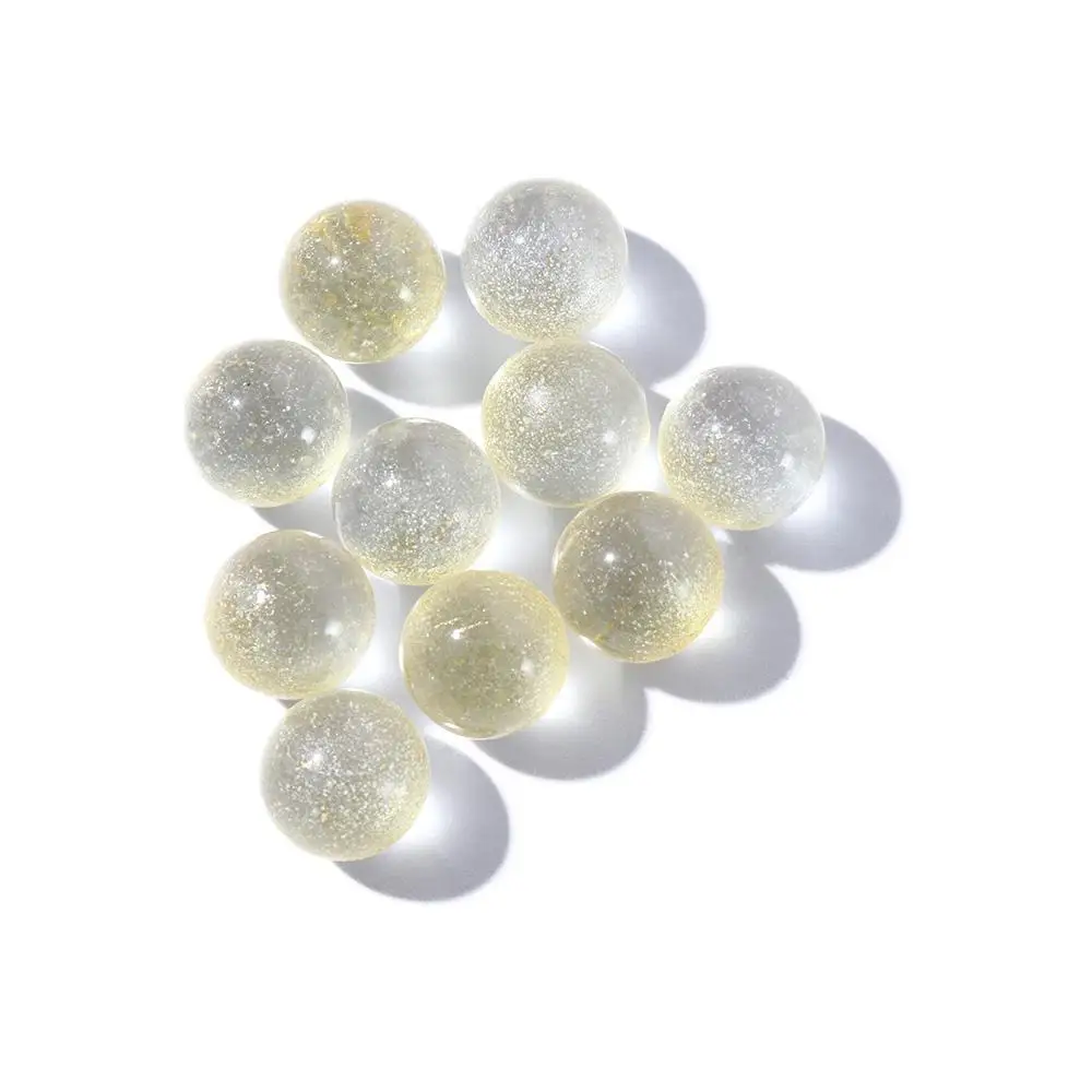 Perles rebondissantes pour machine à jouets d'aquarium, boule de verre Shoous, boule de flipper, boules de verre, matériaux faits à la main de bricolage, décoration d'intérieur