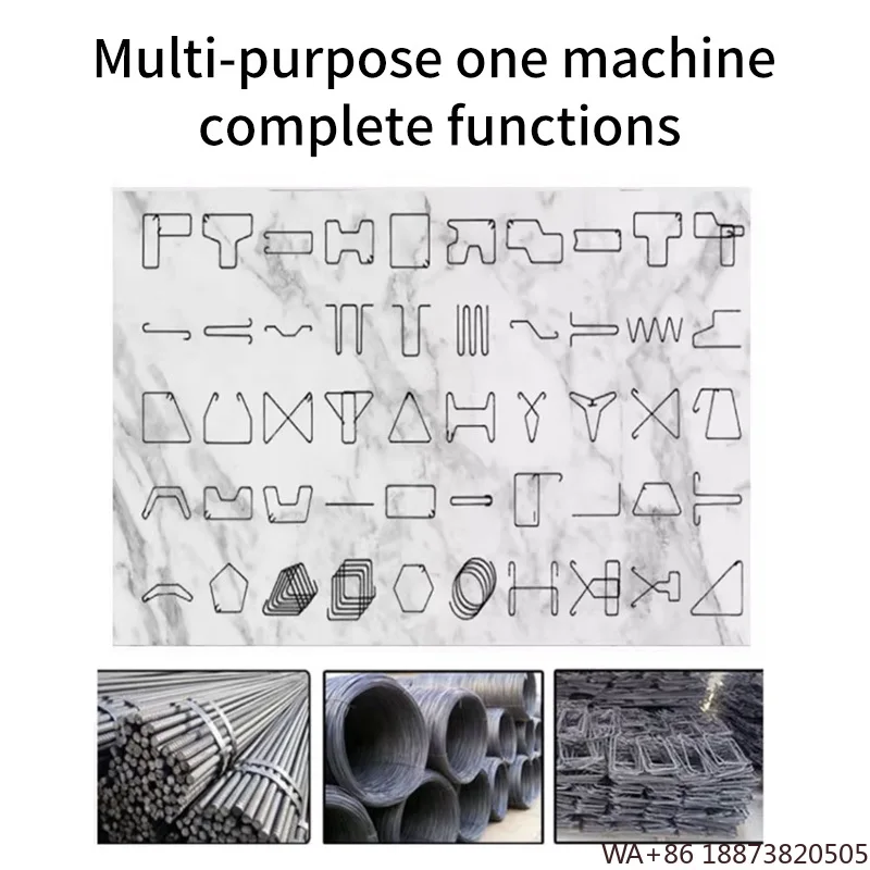 آلة الساخن بيع CNC الصلب بار الانحناء والطوق المتكاملة حديد التسليح الانحناء من الباب والنافذة
